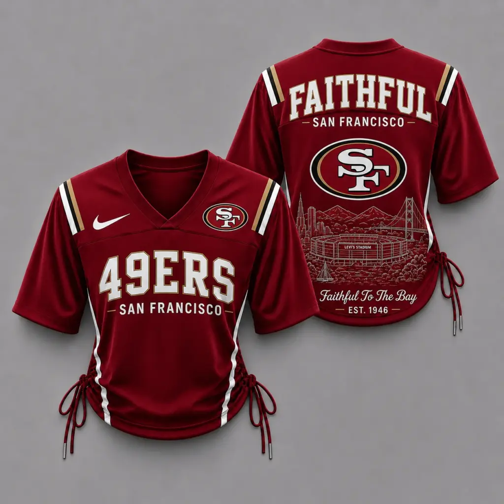 San Francisco 49ers Women’s Lace-Up Jersey