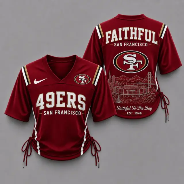 San Francisco 49ers Women’s Lace-Up Jersey