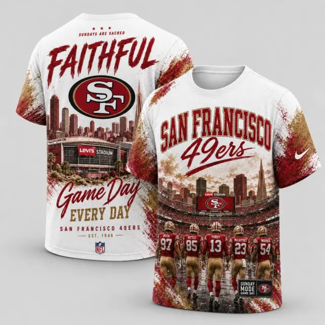 San Francisco 49ers Game Day Every Day T-shirt