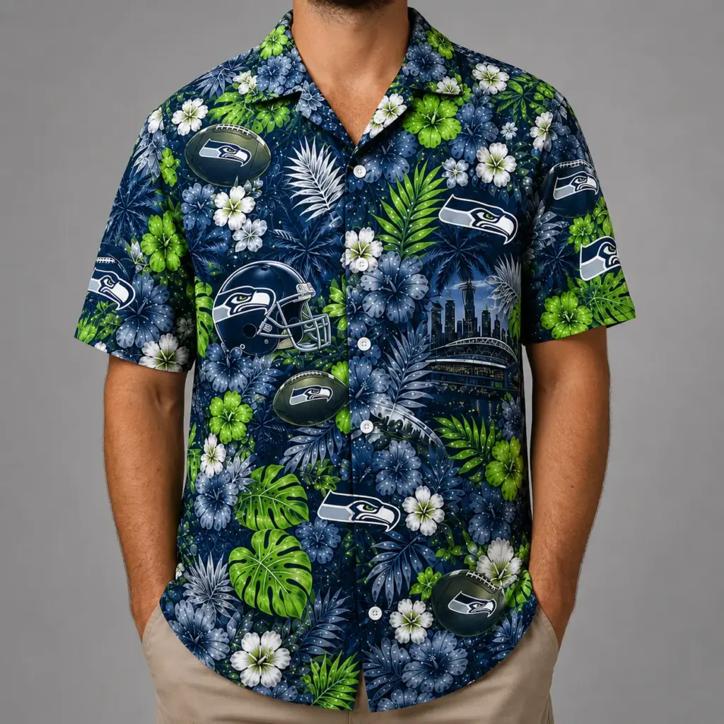 Seattle Seahawks Hawaiian Shirt