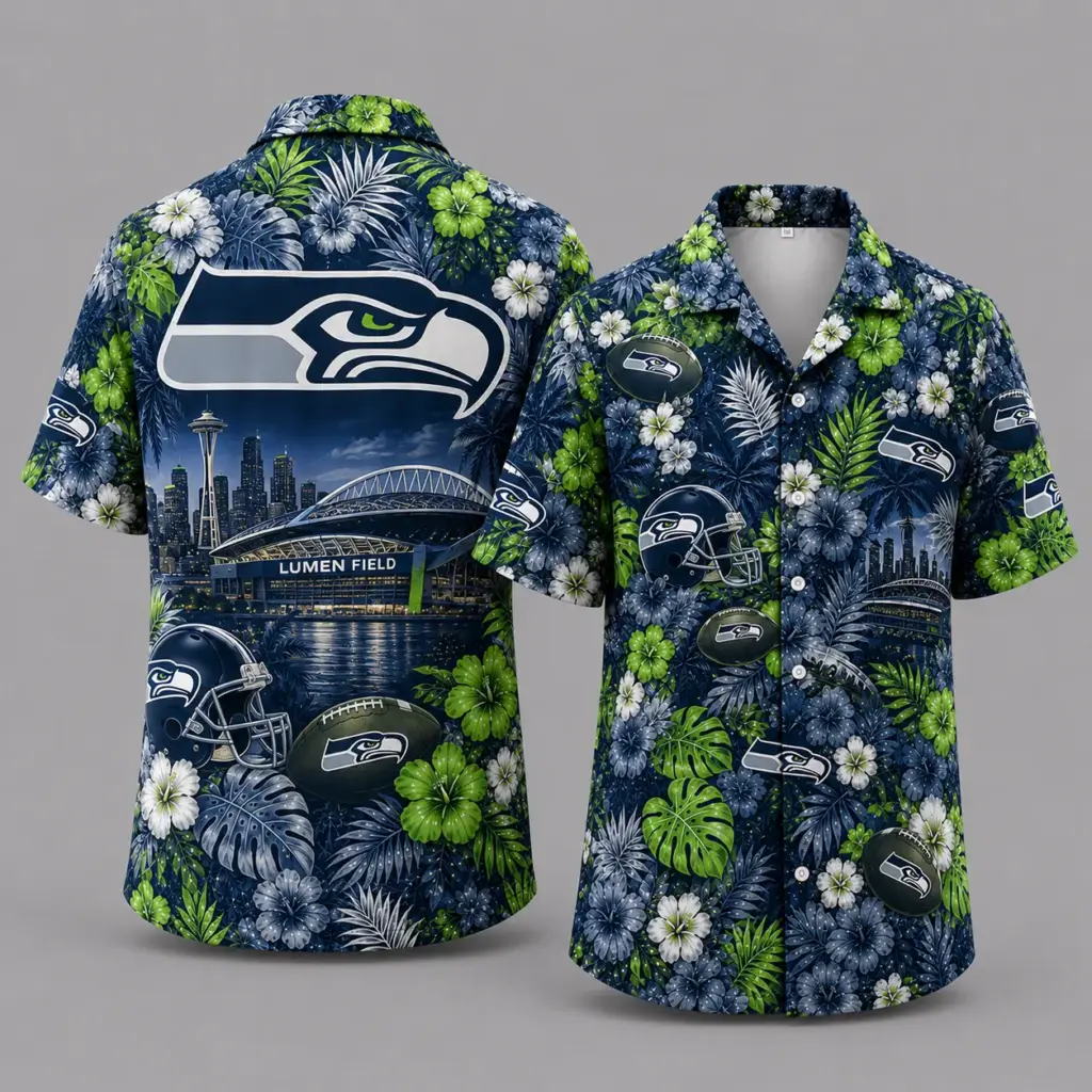 Seattle Seahawks Hawaiian Shirt