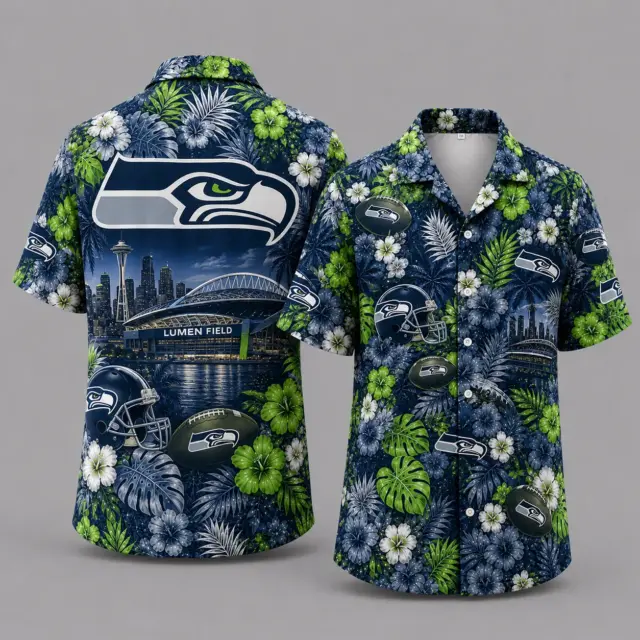 Seattle Seahawks Hawaiian Shirt