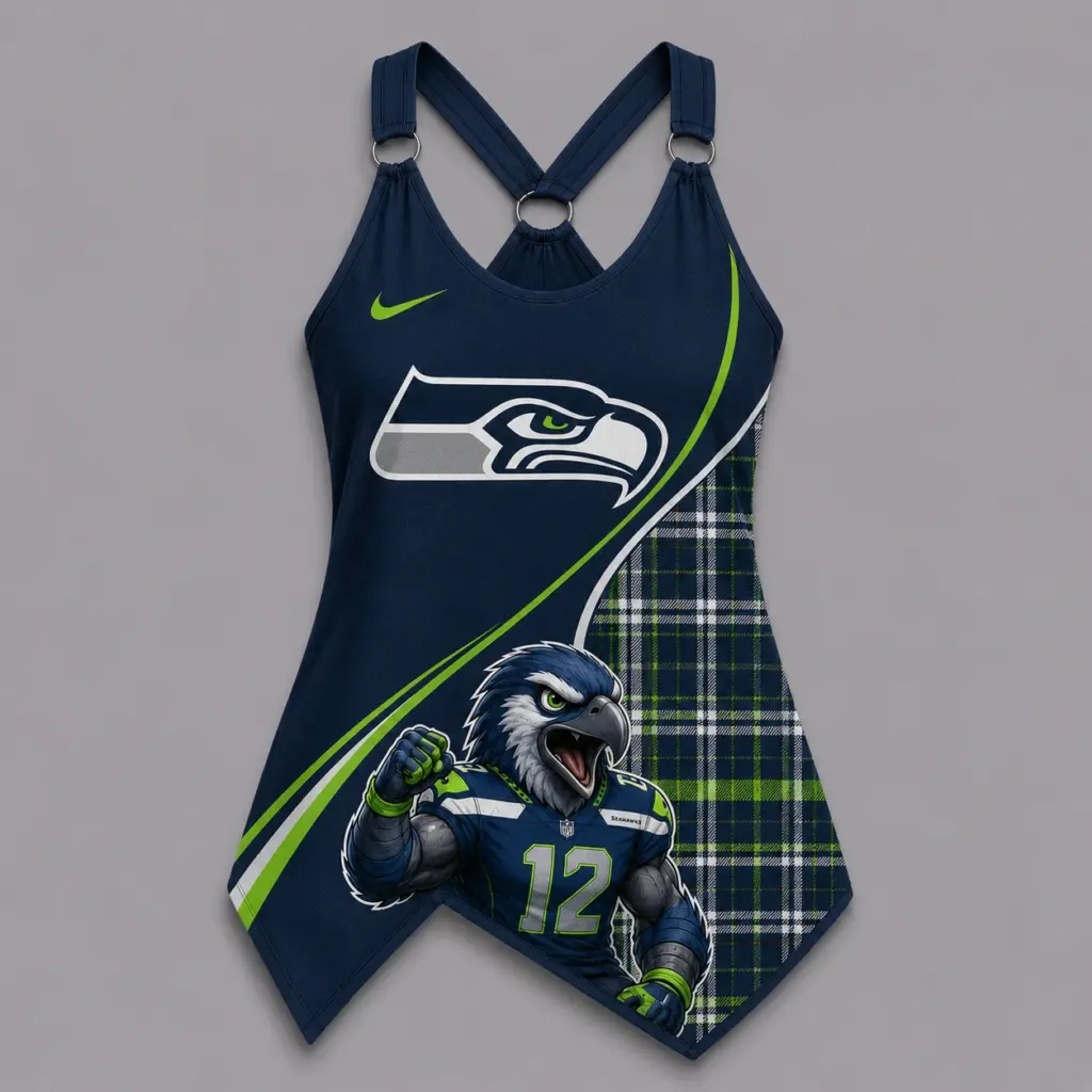 Seattle Seahawks Women’s Ring Strap Tank Top