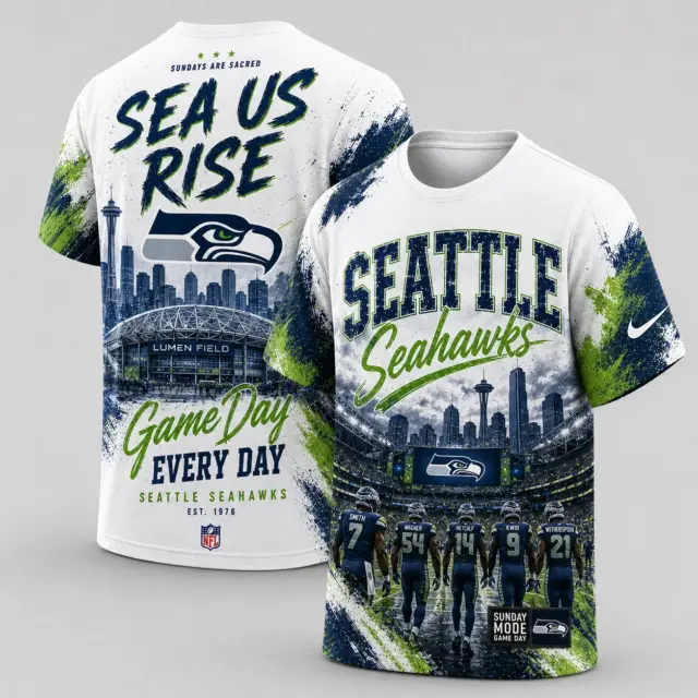 Seattle Seahawks Game Day Every Day T-shirt