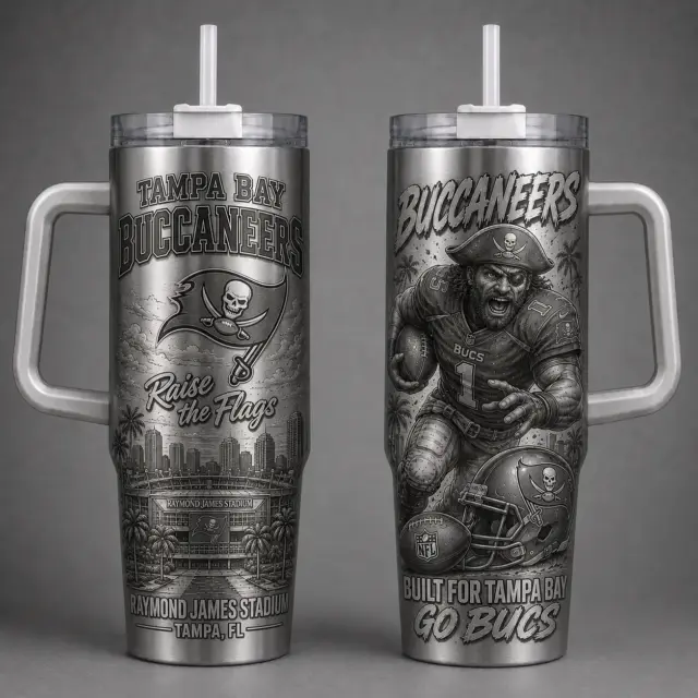 Tampa Bay Buccaneers 40oz Stanley Tumbler