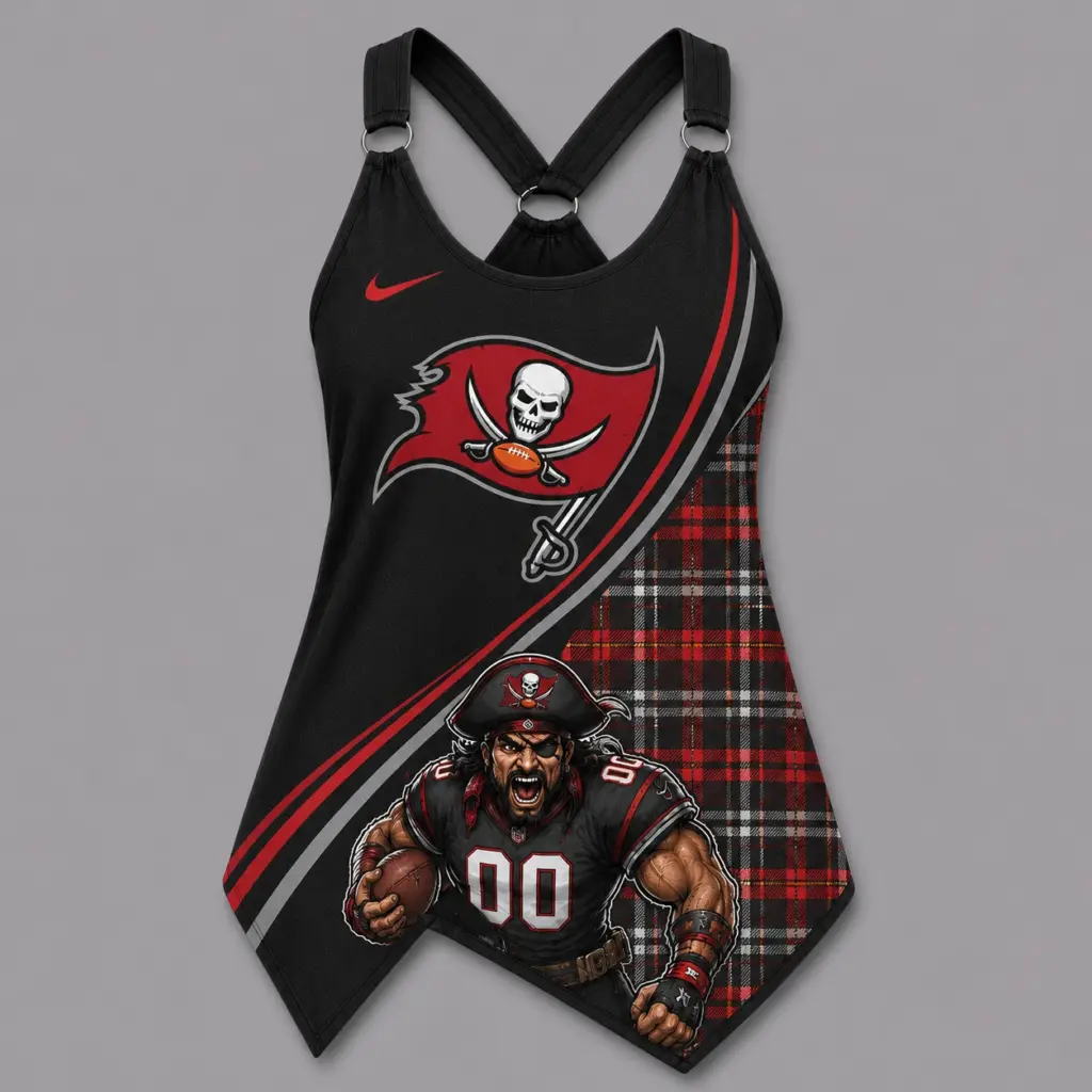 Tampa Bay Buccaneers Women’s Ring Strap Tank Top