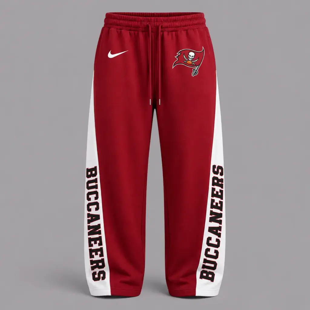 Tampa Bay Buccaneers Premium Strapless Top & Elasticated Trousers Two-Piece Set V2