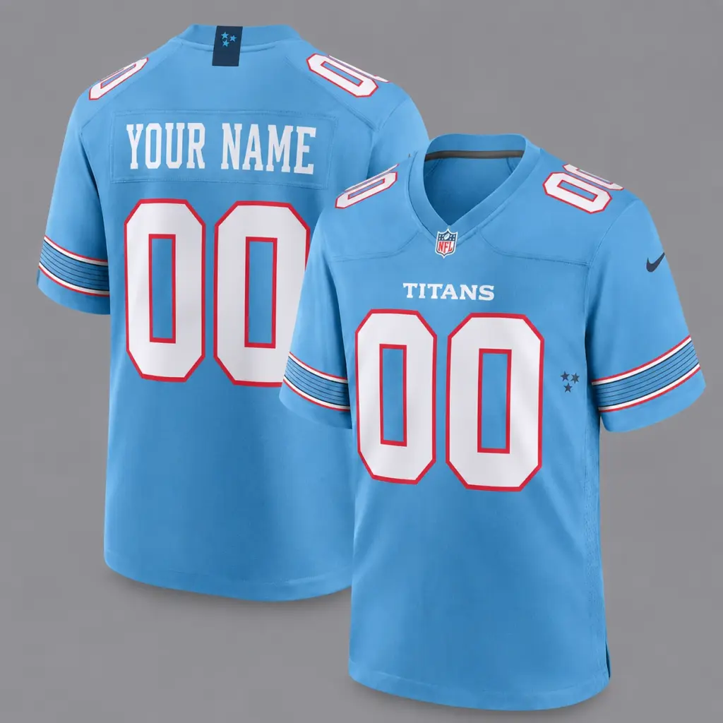 Tennessee Titans Custom Game Football Jersey