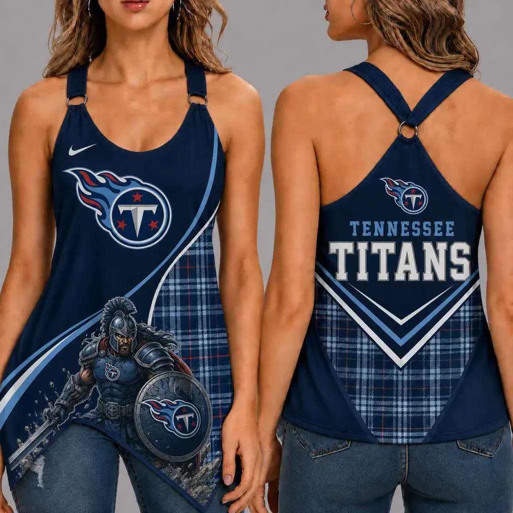 Tennessee Titans Women’s Ring Strap Tank Top
