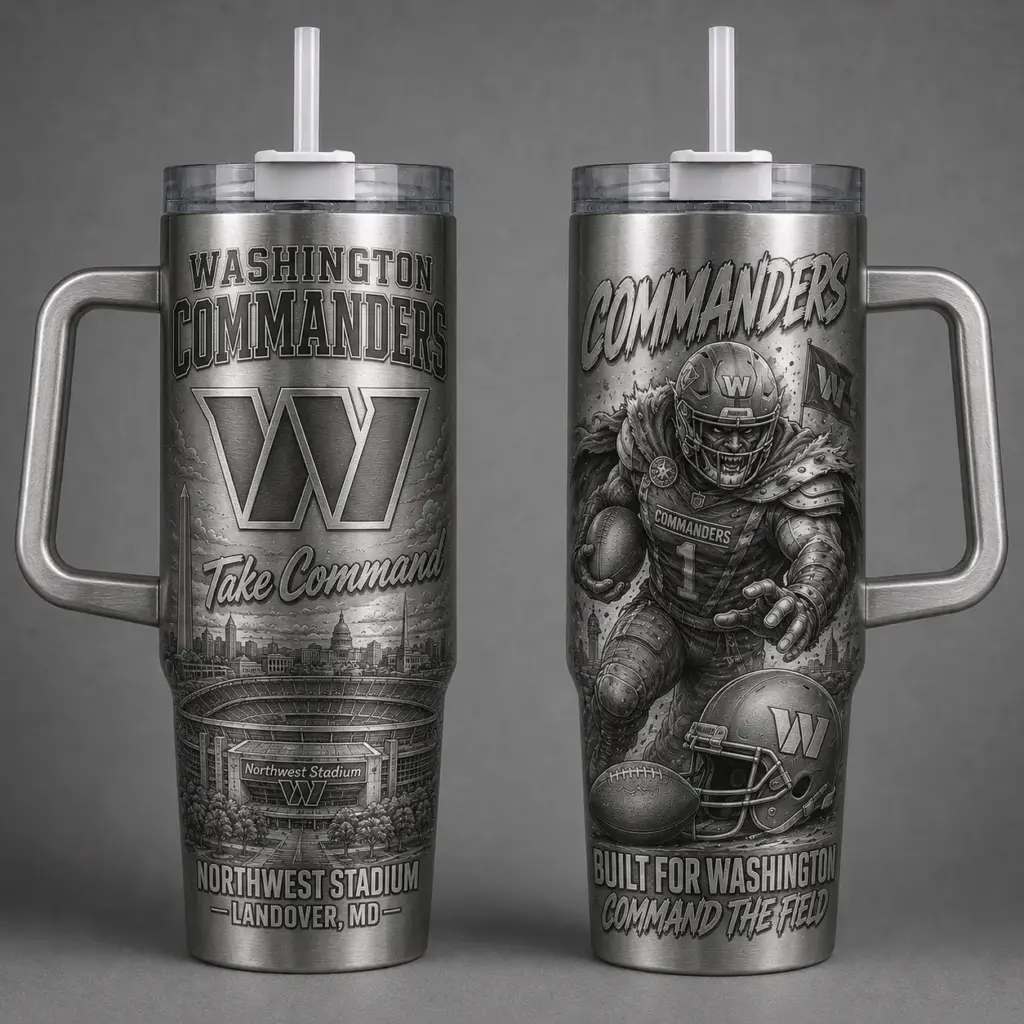 Washington Commanders 40oz Stanley Tumbler