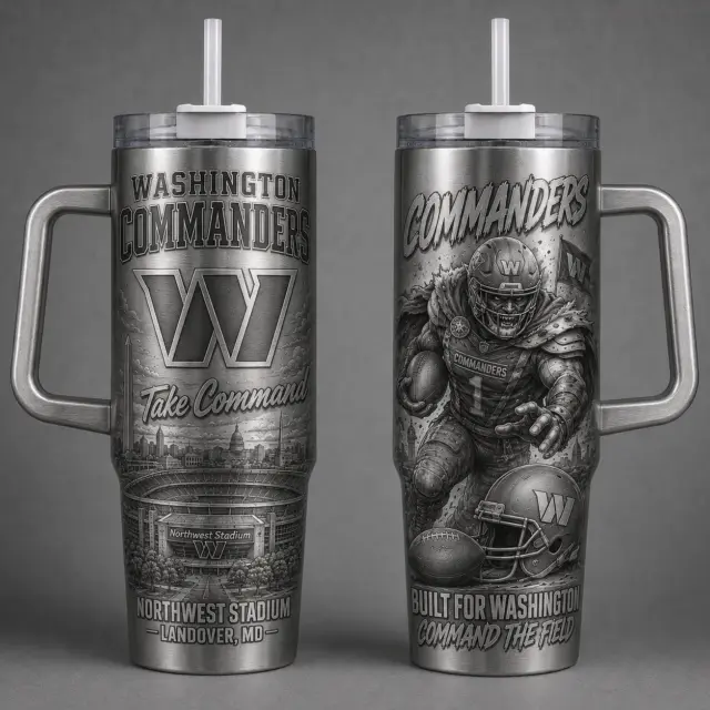Washington Commanders 40oz Stanley Tumbler