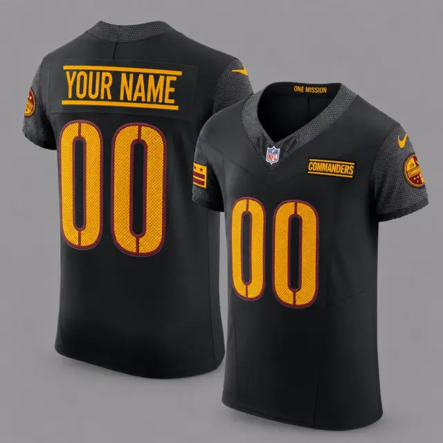 Washington Commanders Custom Game Football Jersey