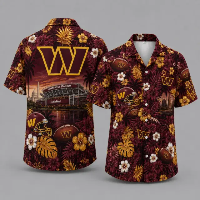 Washington Commanders Hawaiian Shirt