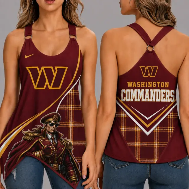 Washington Commanders Women’s Ring Strap Tank Top